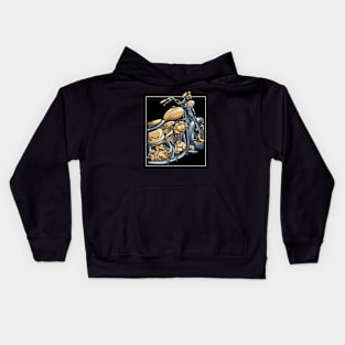 classic motorcycle Kids Hoodie